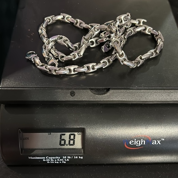 Necklace and bracelet set. Flaw - Picture 8 of 8